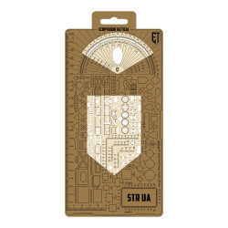 M-Tac Ecopybook small Tactical ruler Protractor NATO  2