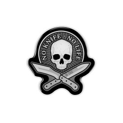 M-Tac Naklejka 3D No Knife – No Life 