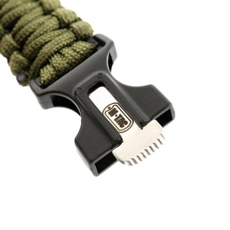 Bransoletka Paracord z Krzesiwem,Kompasem i Gwizdkiem