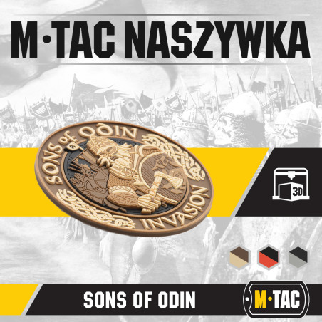 Naszywka Sons of Odin 3D PVC 