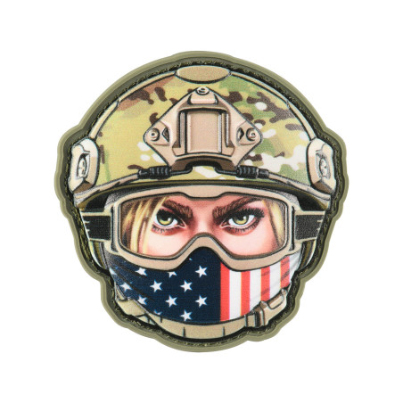 M-Tac naszywka Emoji USA girl ?1 
