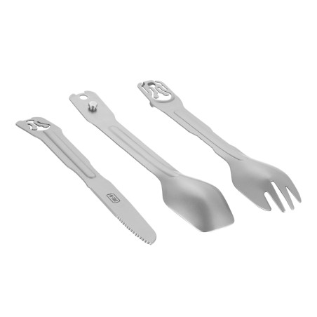 Detachable Tableware Set (3 items) Steel 