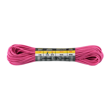 Paracord Shock-Cord 3mm 15m Neon Pink 