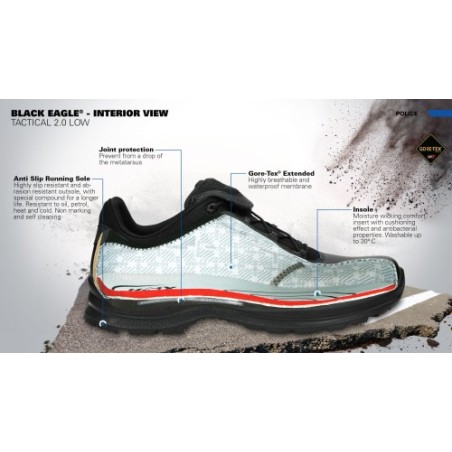 Buty Haix Black Eagle Tactical 2.1 GTX low black