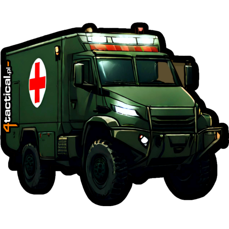 Naklejka 4Tactical Military Ambulance PL