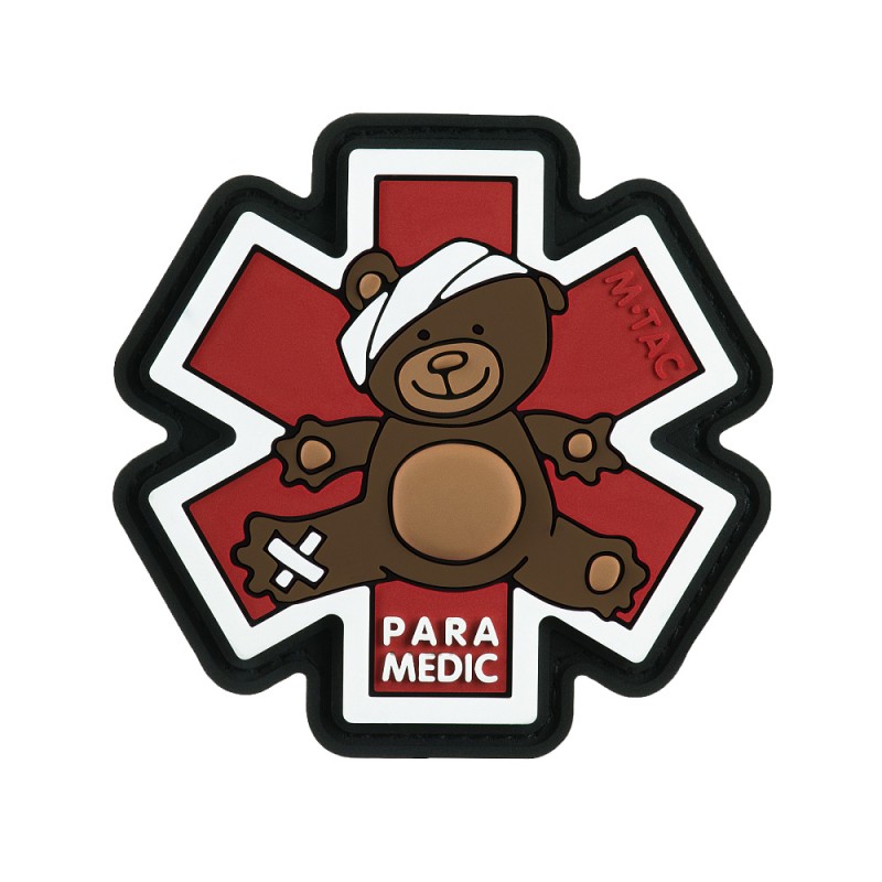 Naszywka Paramedic miś (PVC) - M-Tac