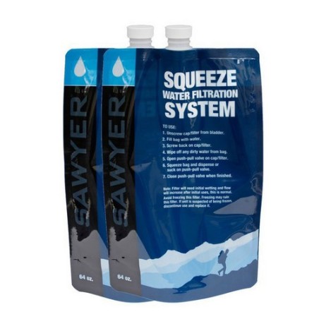 Sawyer Zestaw 2 worków na wodę 2L 64 oz SP114