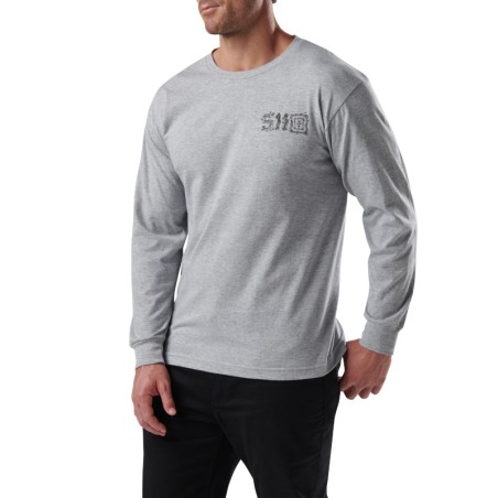 Koszulka męska 5.11 STAY SHARP L/S TEE HEATHER GREY