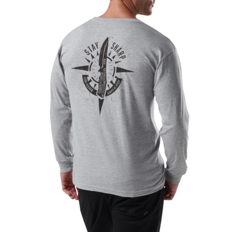 Koszula męska 5.11 STAY SHARP L/S TEE HEATHER GREY