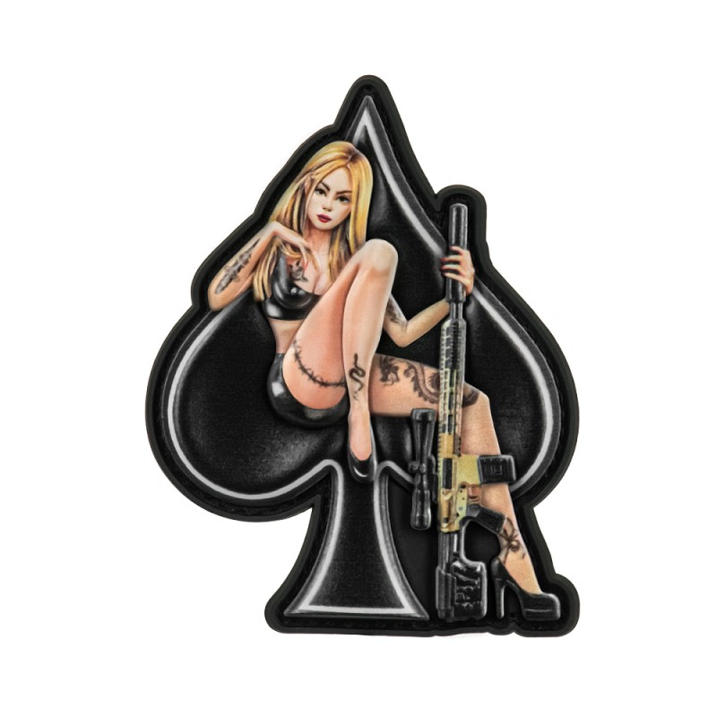 Naszywka Lady of Spades PVC - M-Tac