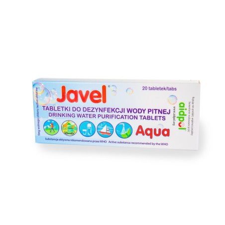 Tabletki Javel Aqua do uzdatniania wody - 20 szt.