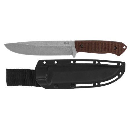 Nóż Za-Pas Expendable Brown Toxic Micarta Acid Stonewashed NMV
