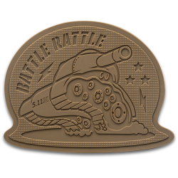 Naszywka 5.11 BATTLE RATTLE DESERT PATCH Kangaroo