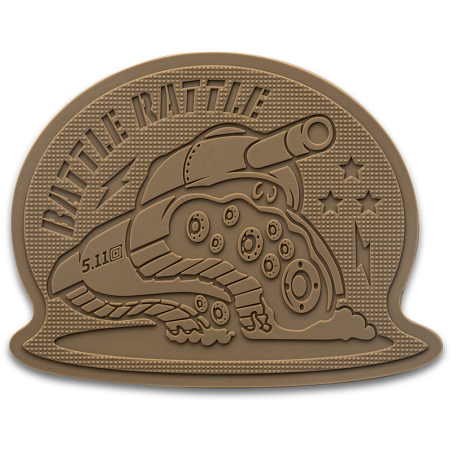 Naszywka 5.11 BATTLE RATTLE DESERT PATCH Kangaroo
