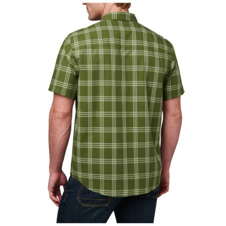 Koszula 5.11 Wyatt Short Sleeve Plaid Shirt Greenzone Plaid