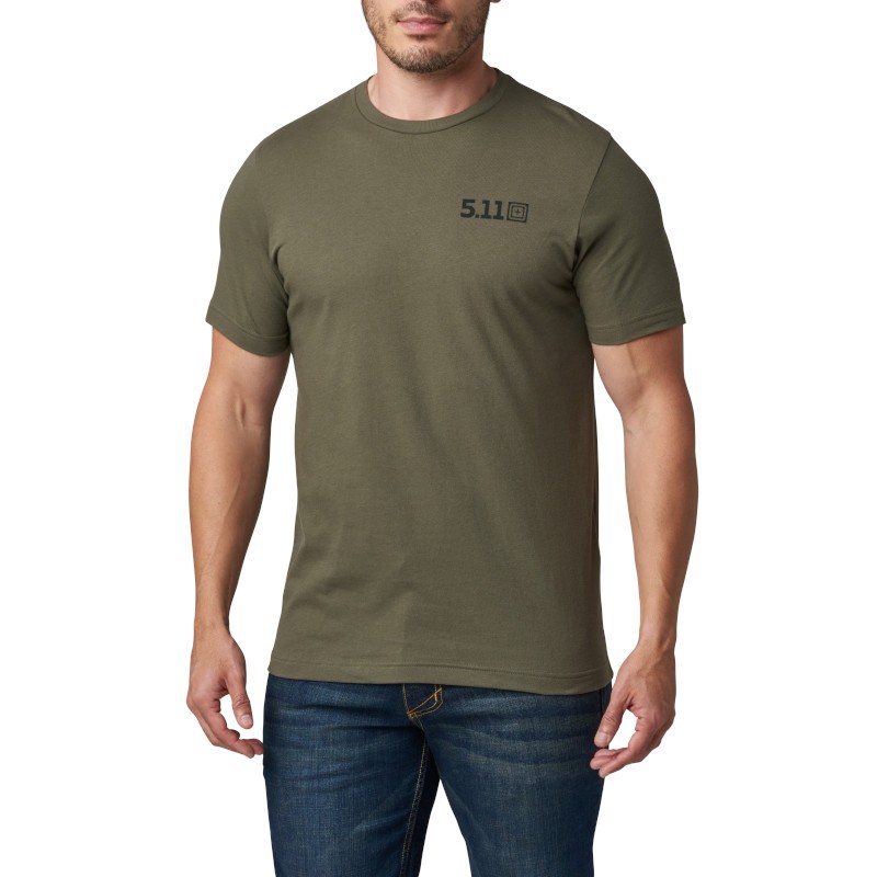 Koszulka T-shirt 5.11 Tactical Ballistic Meditation Tee Ranger Green