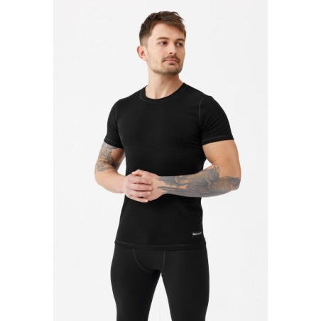 Koszulka termoaktywna Rough Radical MERINO ACTIVE Black