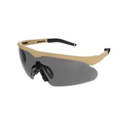 Okulary balistyczne SwissEye RAPTOR PRO Rubber Brown 2
