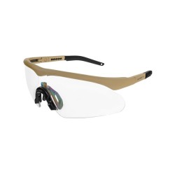 Okulary balistyczne SwissEye RAPTOR PRO Rubber Brown