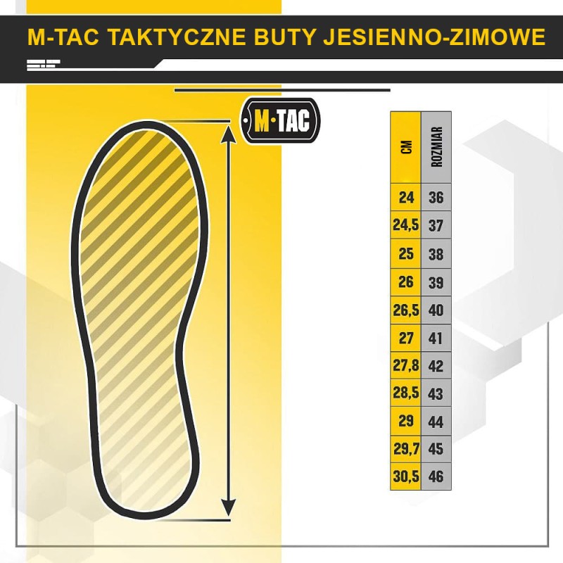 Taktyczne Buty Jesienno-zimowe - M-Tac