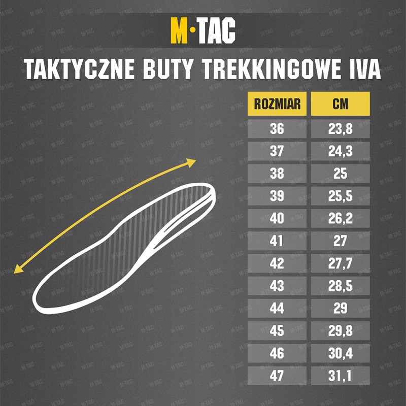 Taktyczne Buty Trekkingowe IVA - M-Tac