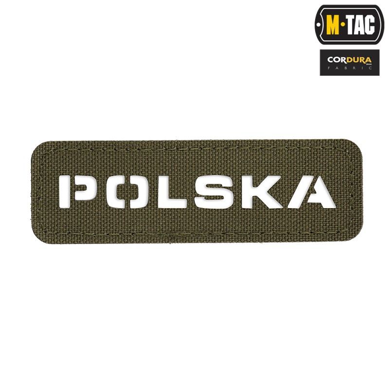 naszywka Polska (przechodzi na wylot) 25?80 Laser Cut - M-Tac