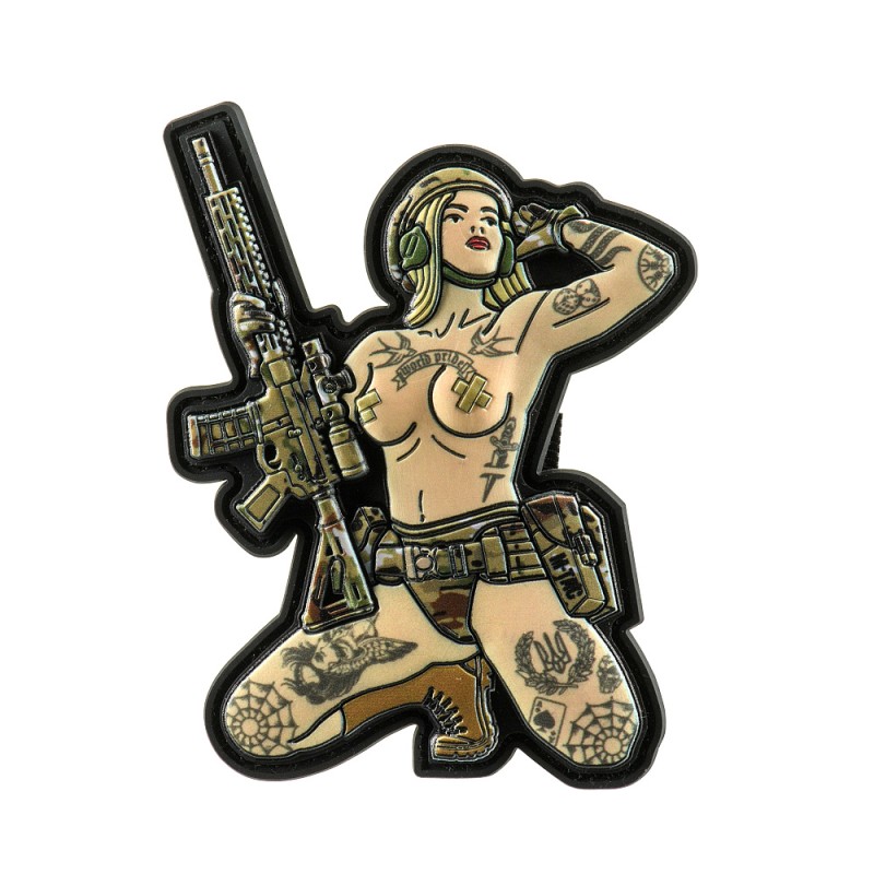 Naszywka Tactical Girl 1 Trysub PVC - M-Tac