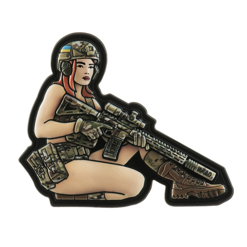 Naszywka Tactical Girl ?2 PVC - M-Tac