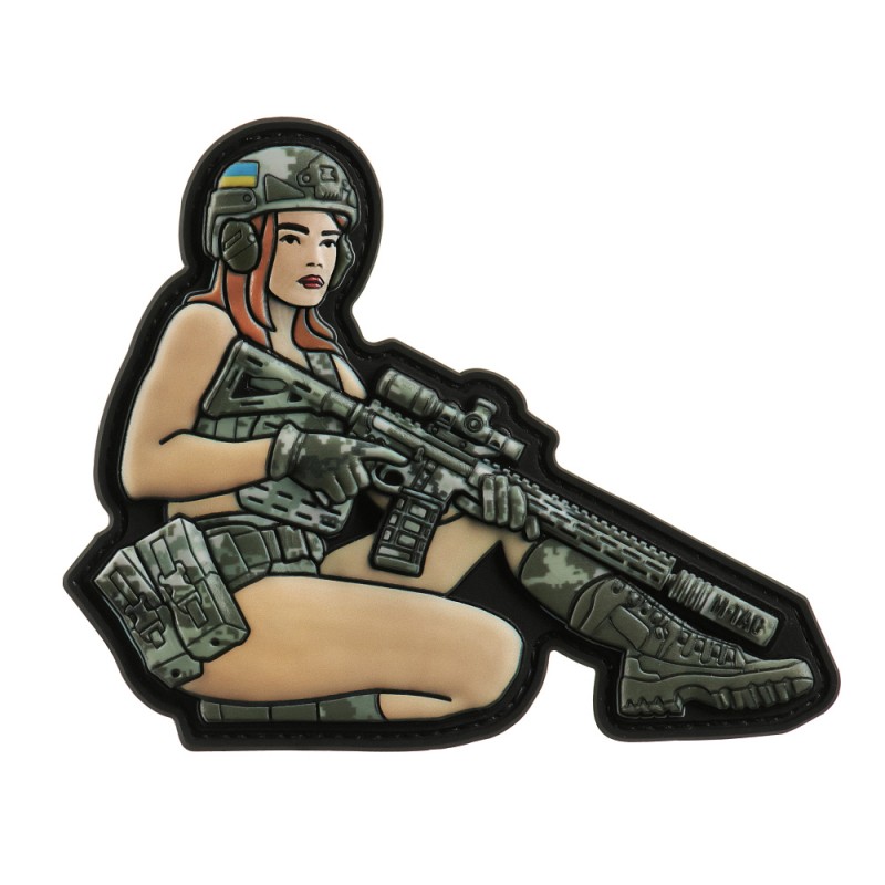 Naszywka Tactical Girl ?2 PVC - M-Tac