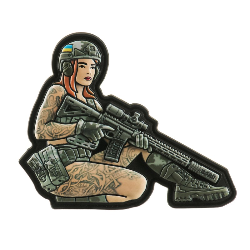 Naszywka Tactical Girl ?2 Skandinavik PVC - M-Tac