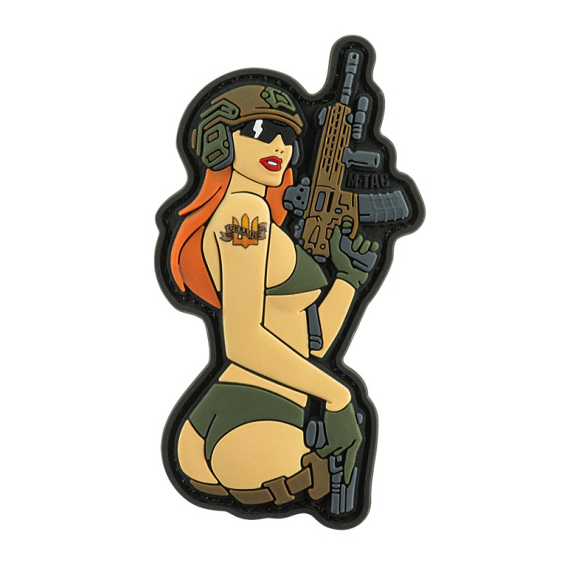 Naszywka Tactical Girl ?4 PVC - M-Tac