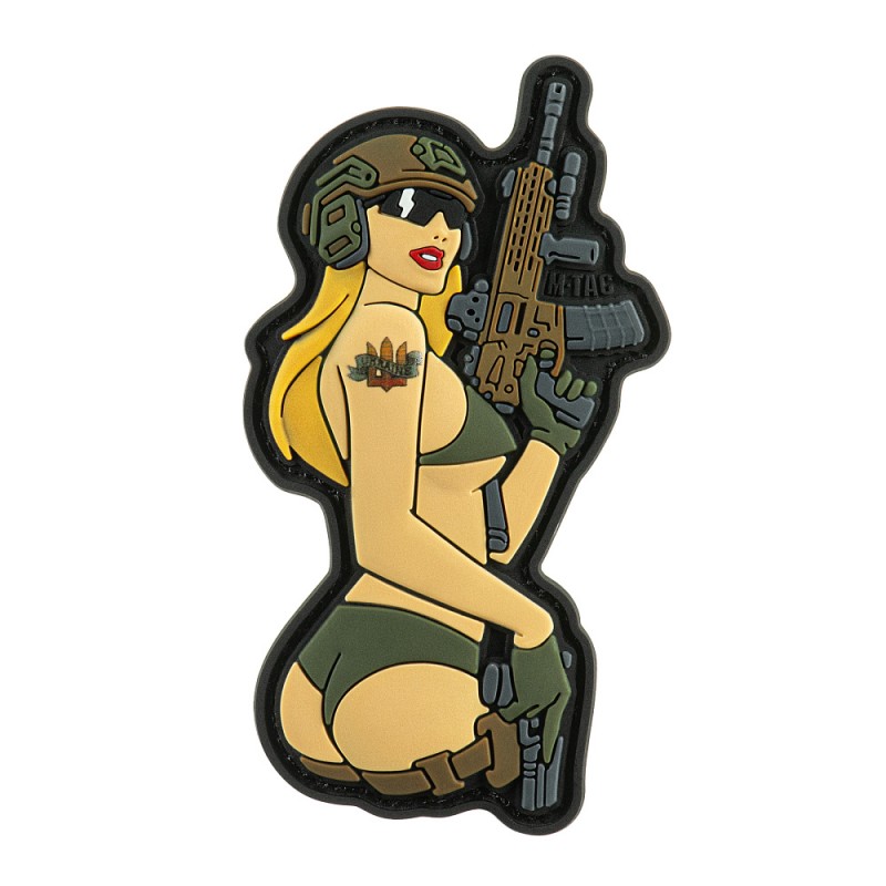 Naszywka Tactical Girl ?4 PVC - M-Tac