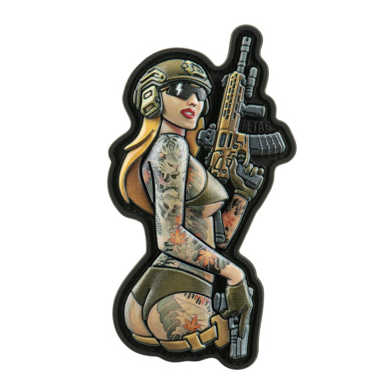 Naszywka Tactical Girl ?4 PVC - M-Tac