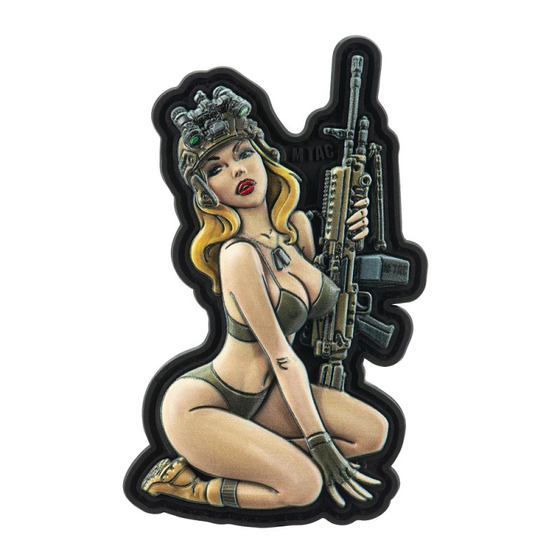 Naszywka Tactical Girl ?5 PVC - M-Tac