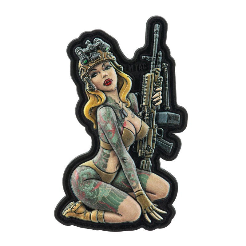 Naszywka Tactical Girl ? 5 PVC - M-Tac