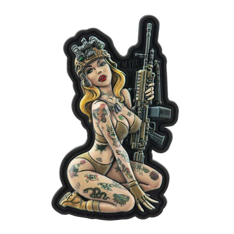 Naszywka Tactical Girl ?5 PVC - M-Tac