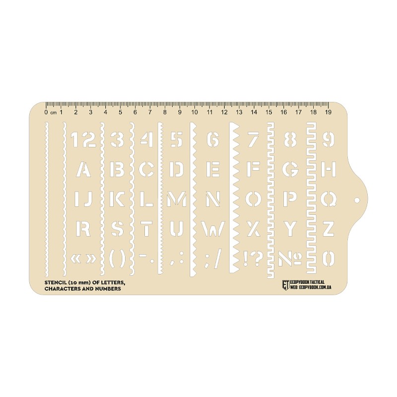 M-TAC/Ecopybook Tactical Stencil symbols NATO - M-Tac